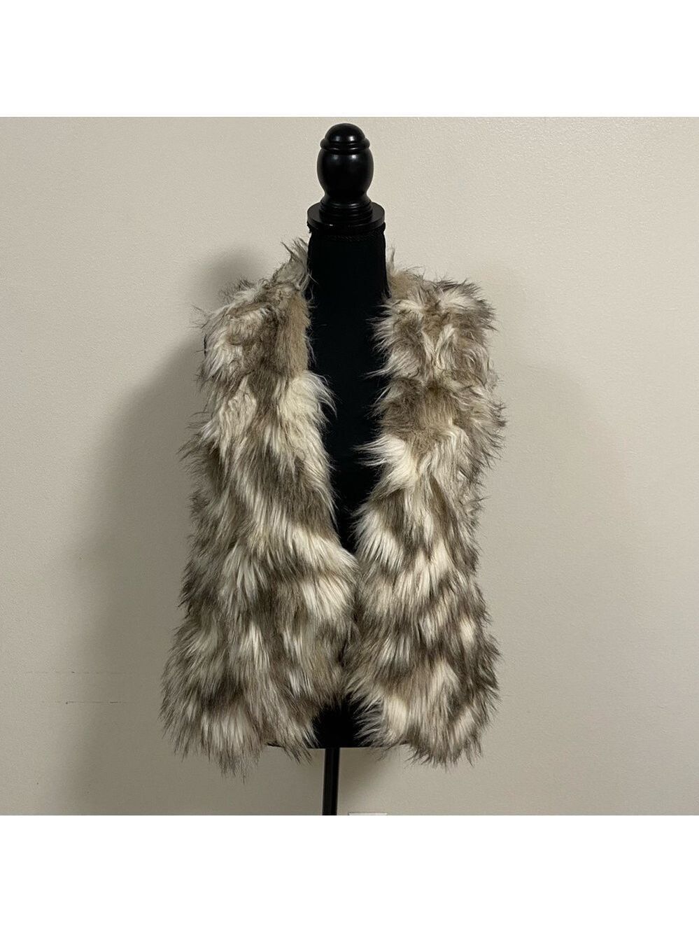 Free People Call of the Wild Faux Fur Reversible Vest Size XS